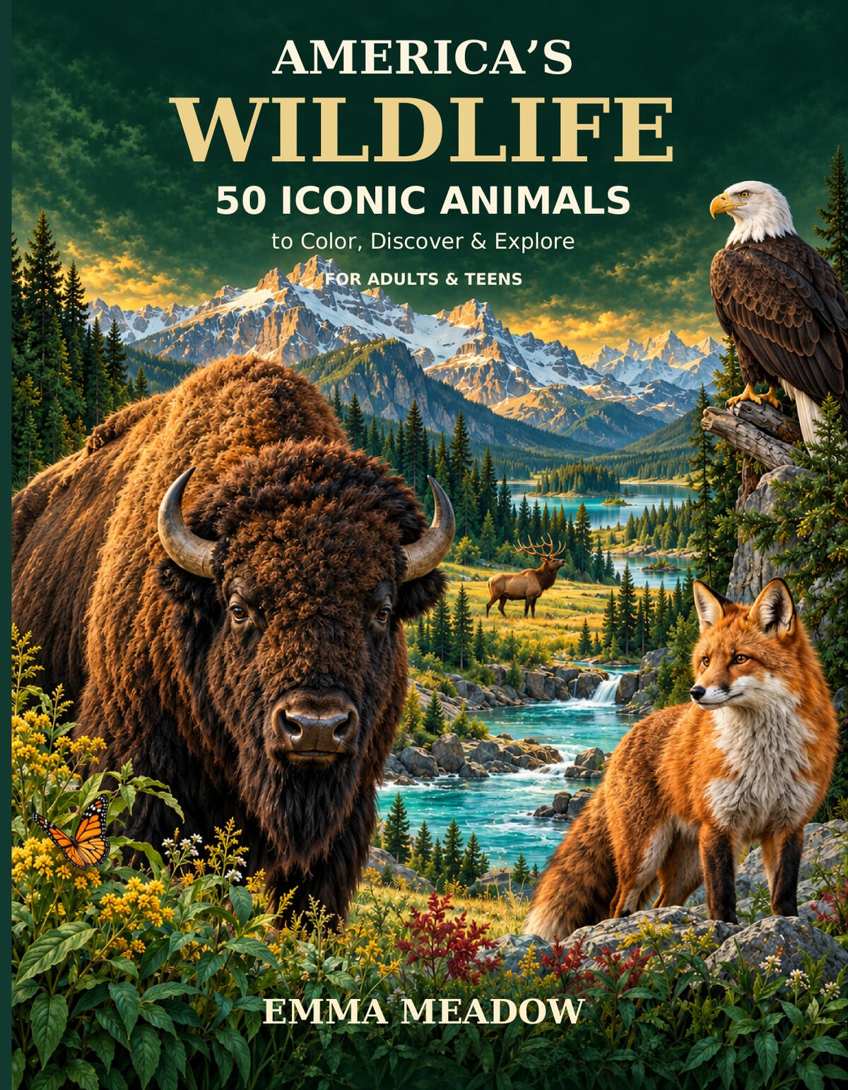 Discover fascinating animals found across America through detailed coloring pages, fun facts, Look Closer features, and information about where each animal can be found.